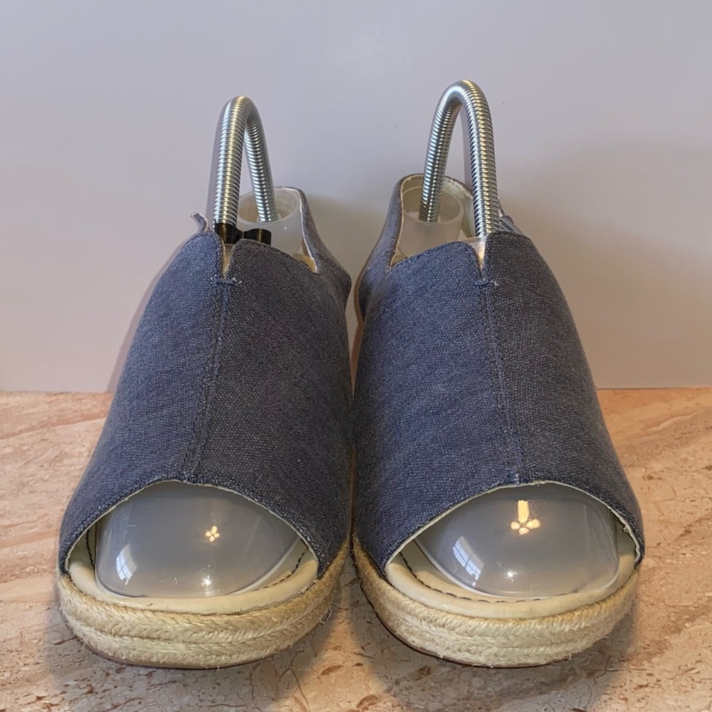 b.o.c. By Born Denim Wedge Espadrilles Sandals - Picture 3 of 14